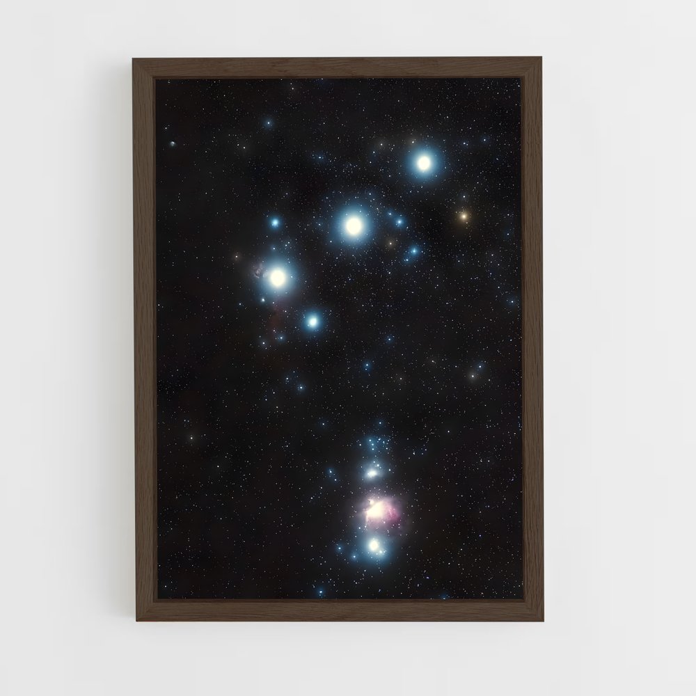 Poster Éblouissant de la Nébuleuse d'Orion – affiche Nébuleuses (vue 5)